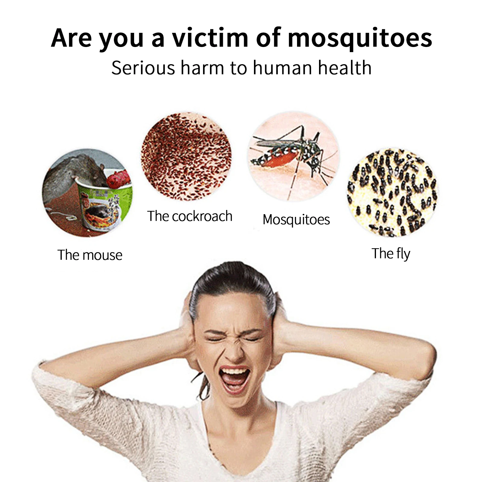 Ultrasonic Pest Repeller Electronic Insect Repellent Killer Anti Mosquito Insect Repelent Rejector Three-In-One
Ultrasonic Pest Repeller Electronic Insect Repellent Killer Anti Mosquito Insect Repelent Rejector Three-In-One