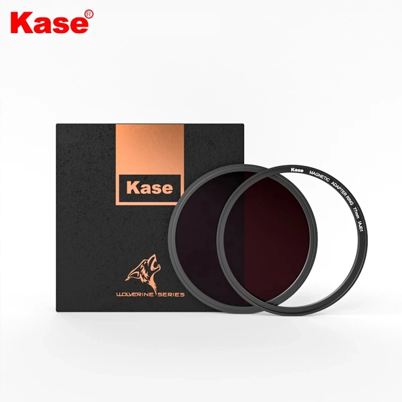 

Kase Wolverine Magnetic ND8 ND64 ND1000 ND32000 ND64000 Solid Neutral Density Filter With Front Filter Threads