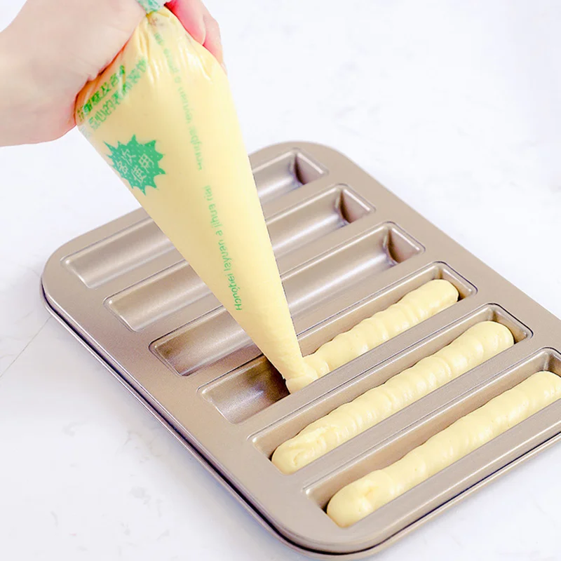 Non-Stick 6-Hole Mini Cake Mold Carbon Steel Finger Cookie Baking Tray Baker Home DIY Accessories Sponge Cakes Mold High-quality
Non-Stick 6-Hole Mini Cake Mold Carbon Steel Finger Cookie Baking Tray Baker Home DIY Accessories Sponge Cakes Mold High-quality