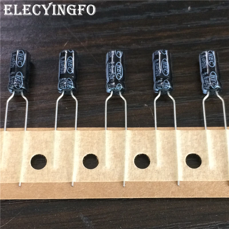 10pcs/100pcs 6.8uF 50V6.8uf TaiWan HEC ZR Series 5x11mm 50V6.8uF Aluminum Electrolytic Capacitor
10pcs/100pcs 6.8uF 50V6.8uf TaiWan HEC ZR Series 5x11mm 50V6.8uF Aluminum Electrolytic Capacitor