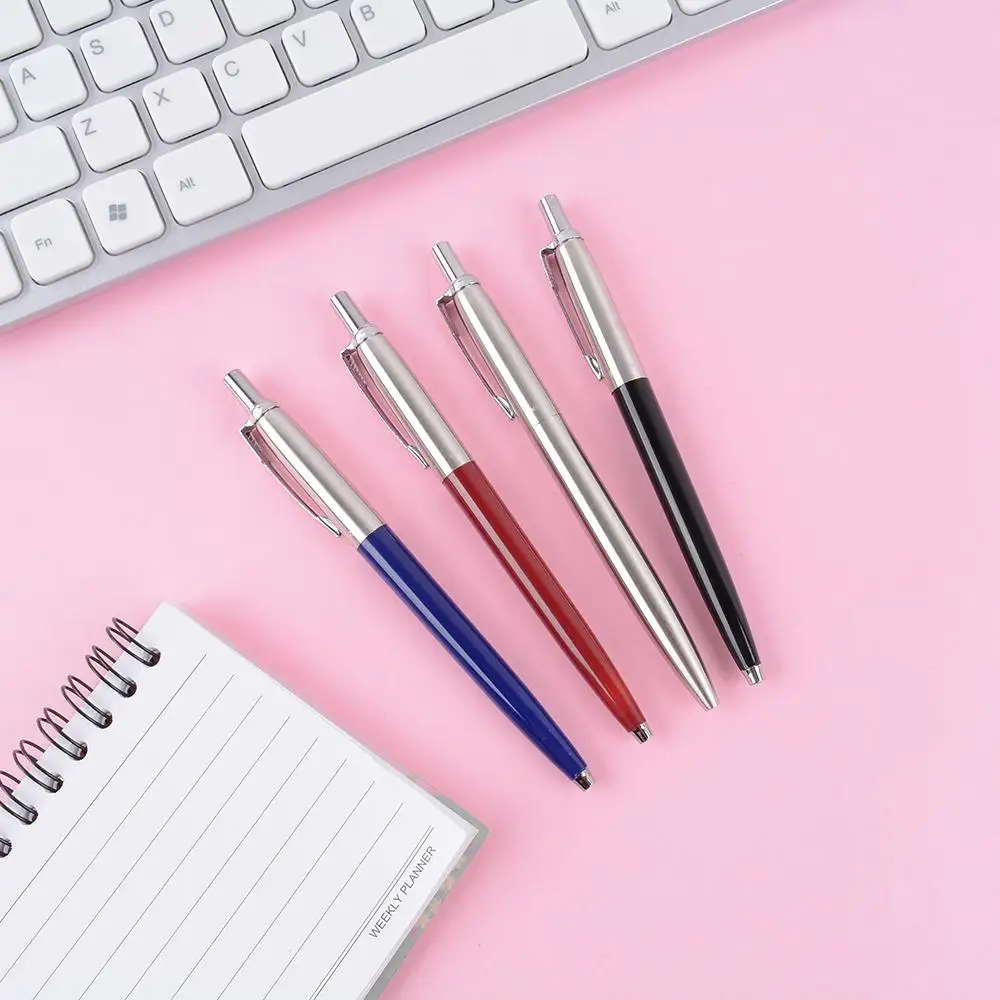 1Pcs Rollerball Press Style Metal Ballpoint Pen for School Office Writing Ball Pens Automatic Ball Pen Stationery Gift Black Ink
1Pcs Rollerball Press Style Metal Ballpoint Pen for School Office Writing Ball Pens Automatic Ball Pen Stationery Gift Black Ink