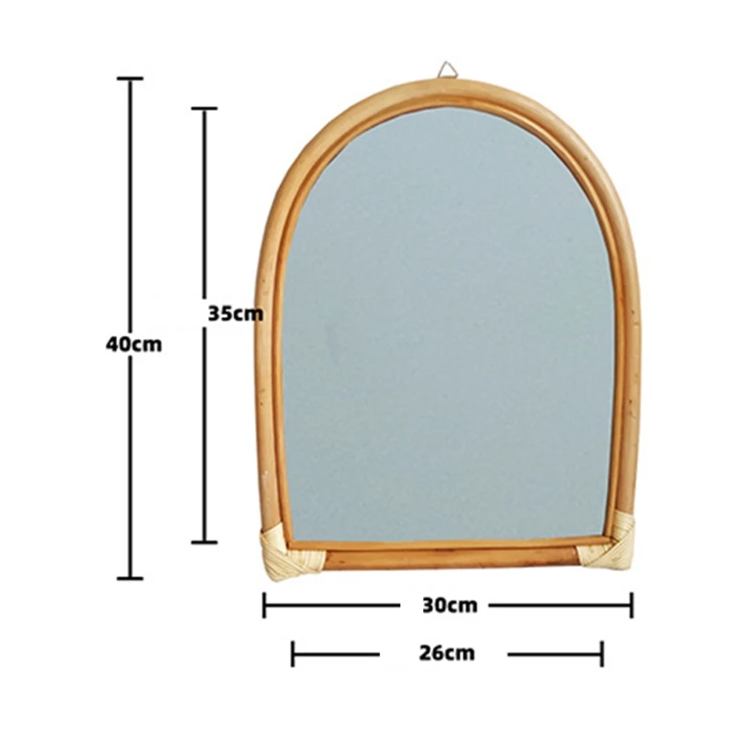 Rattan Hanging Wall Mirror Innovative Art Decor Dressing Makeup Mirrors for Entryways Washrooms Living Rooms Bathroom
Rattan Hanging Wall Mirror Innovative Art Decor Dressing Makeup Mirrors for Entryways Washrooms Living Rooms Bathroom