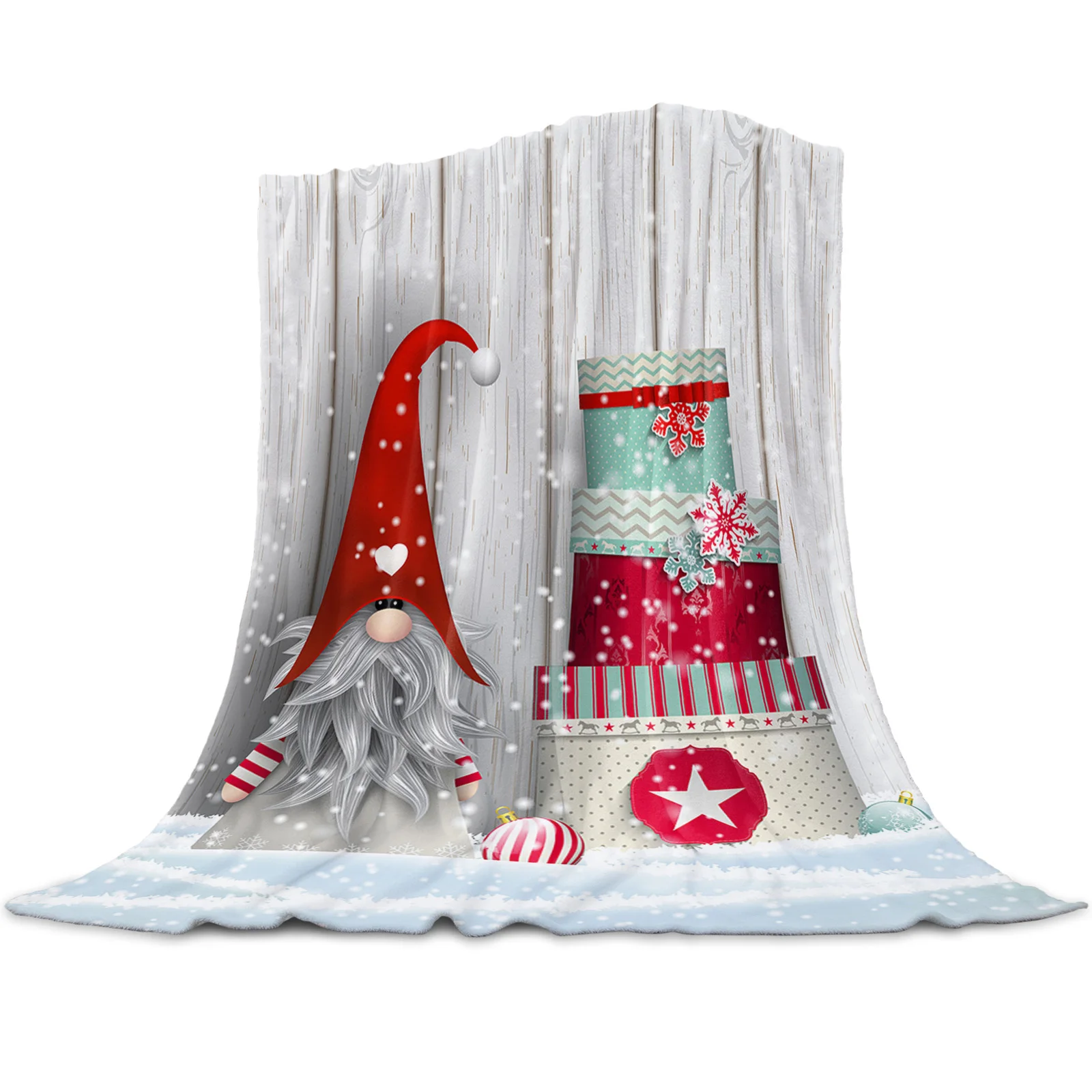 Christmas Gnome Gift Snowflake Throw Blanket for Beds Microfiber Flannel Warm Blanket Sofa Bedding Bedspread Gifts
Christmas Gnome Gift Snowflake Throw Blanket for Beds Microfiber Flannel Warm Blanket Sofa Bedding Bedspread Gifts
