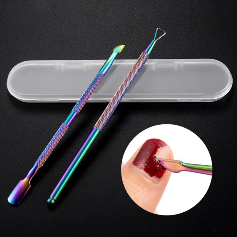 2Pcs Stainless Steel Nail Art Tools Set With Box Cuticle Pusher Dead Skin UV Gel Remover Manicure Pedicure Care Kit
2Pcs Stainless Steel Nail Art Tools Set With Box Cuticle Pusher Dead Skin UV Gel Remover Manicure Pedicure Care Kit