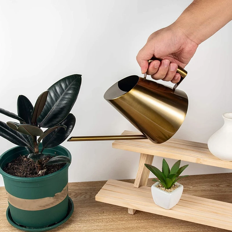 14Oz/400Ml Small Watering Can Indoor Stainless Steel Houseplant Watering Can Long Spout(Gold Color)
14Oz/400Ml Small Watering Can Indoor Stainless Steel Houseplant Watering Can Long Spout(Gold Color)