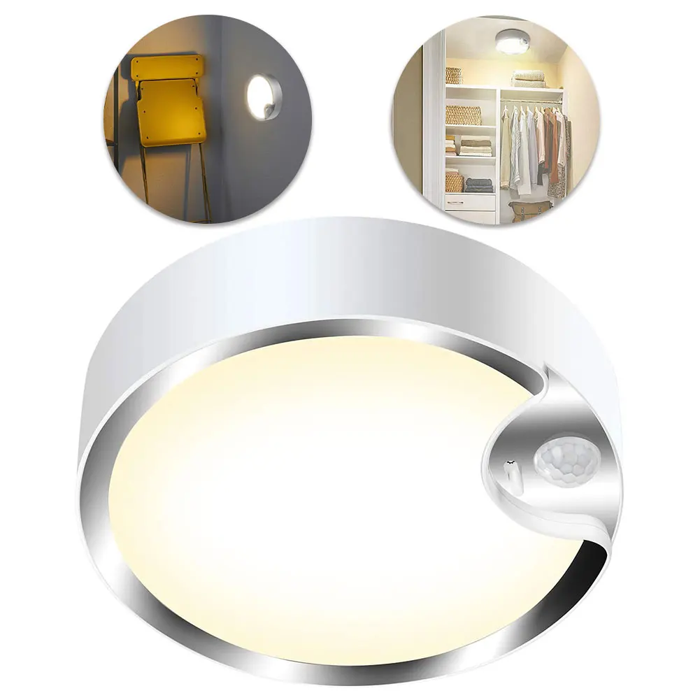 LED Motion Sensor Ceiling Light Battery Powered Light Sensor Warm White Cold White Mordern Ceiling Lights ,For Stairway Hallway
LED Motion Sensor Ceiling Light Battery Powered Light Sensor Warm White Cold White Mordern Ceiling Lights ,For Stairway Hallway