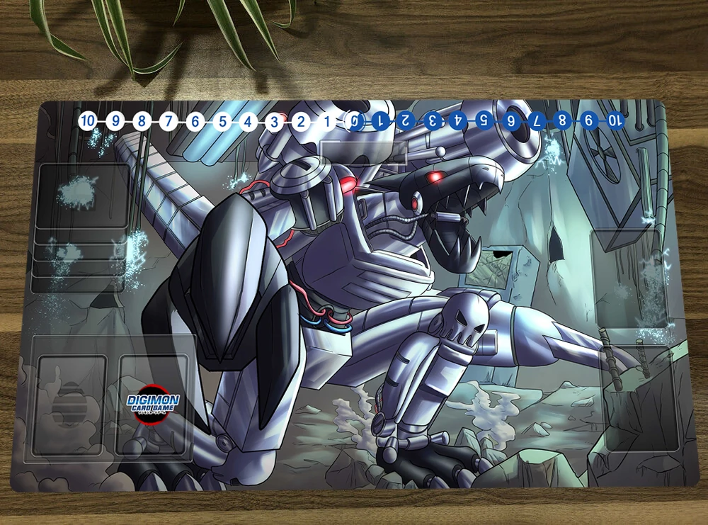 Аниме Digimon Дуэль игровой коврик Mugendramon торговая карточка DTCG гейкг для мыши