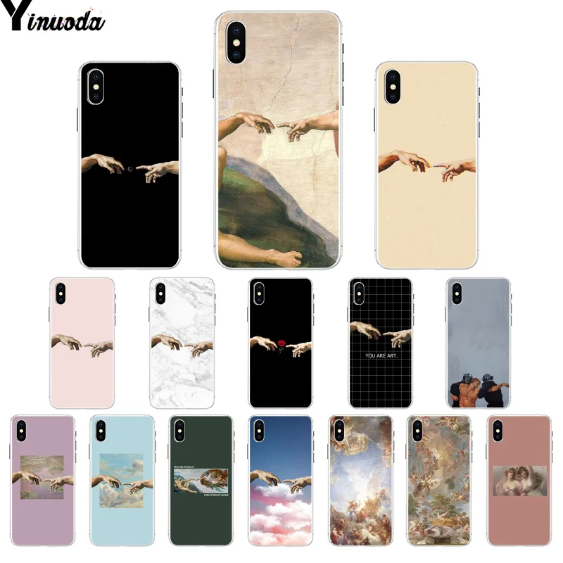 Yinuoda силиконовый чехол для iPhone X XS MAX 6 6s 7 7plus 8 8Plus 5 5S SE XR|Бамперы| |