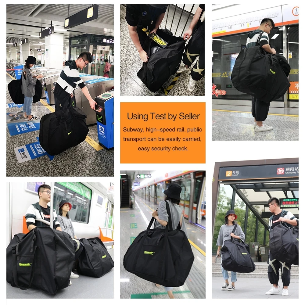 Rhinowalk 14"16"20" Big Folding Bike Carrier Carrying Bag Foldable Bicycle Transport Bag Waterproof portable bike accessories
Rhinowalk 14"16"20" Big Folding Bike Carrier Carrying Bag Foldable Bicycle Transport Bag Waterproof portable bike accessories