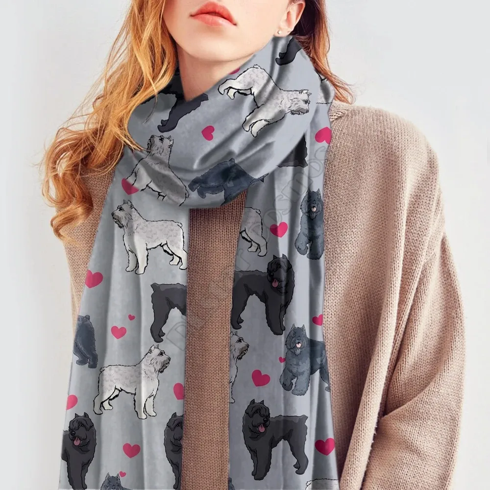 Cute Bouvier Des Flandres Scarf 3D Printed Imitation Cashmere Scarf Autumn And Winter Thickening Warm Funny Dog Shawl Scarf
Cute Bouvier Des Flandres Scarf 3D Printed Imitation Cashmere Scarf Autumn And Winter Thickening Warm Funny Dog Shawl Scarf
