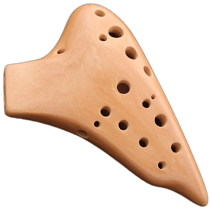 Горячая Распродажа AD 16 отверстий Alto C Ocarina терракотовый с защитной