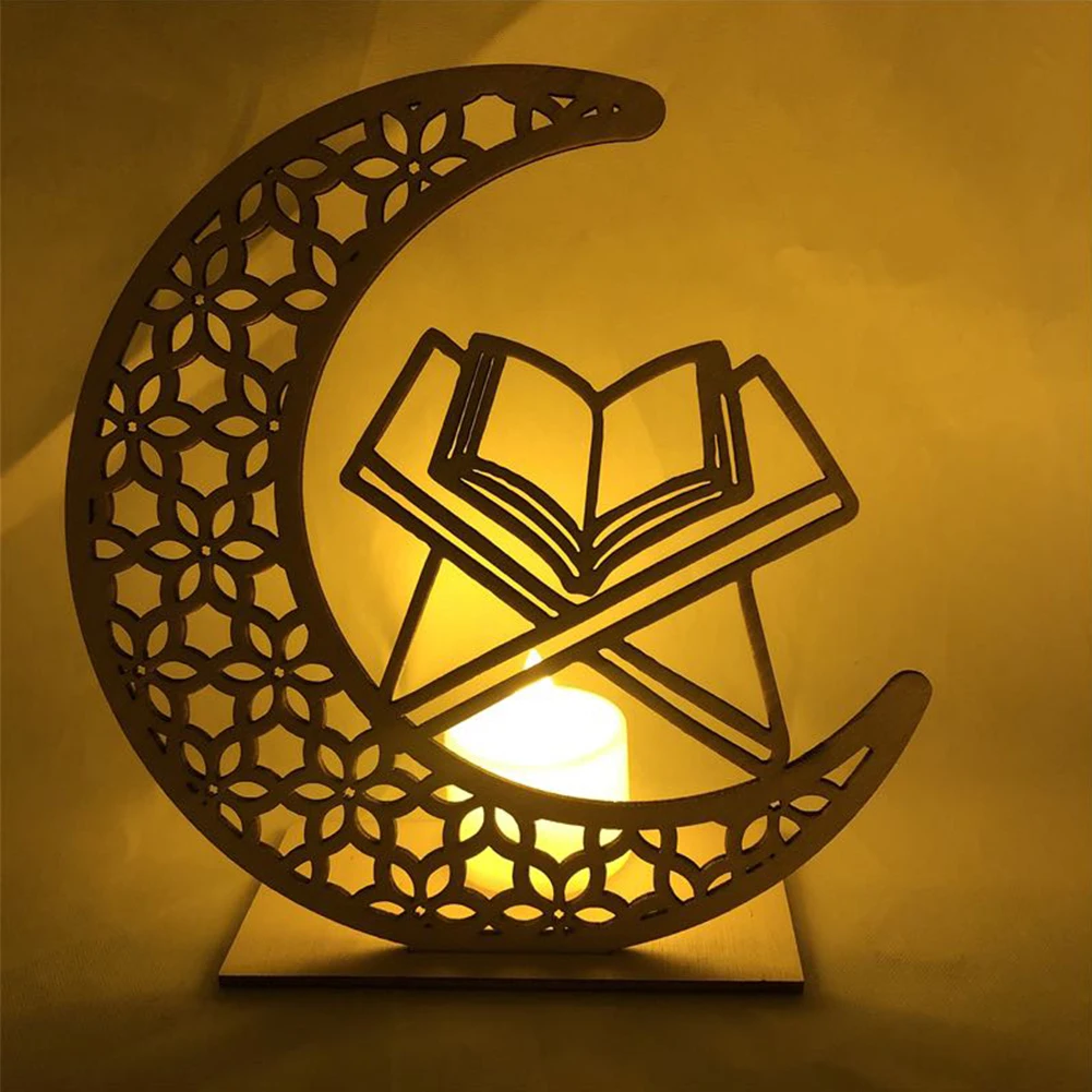 Wooden Candle Holder Ramadan Light Eid Mubarak Decor Ramadan Decoration Muslim Craft Suppiles Ramadan Decoration for Home Party
Wooden Candle Holder Ramadan Light Eid Mubarak Decor Ramadan Decoration Muslim Craft Suppiles Ramadan Decoration for Home Party