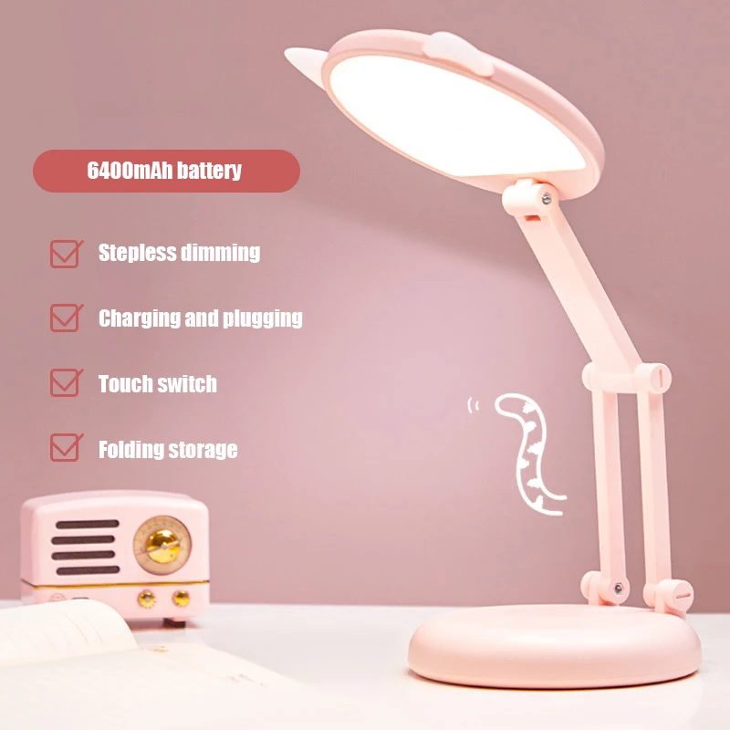 Portable LED Desk Lamp Eye Protect Study Office Folding Table Lamp Dimmable Bedside Read Night Lights Stepless Dimming Lighting
Portable LED Desk Lamp Eye Protect Study Office Folding Table Lamp Dimmable Bedside Read Night Lights Stepless Dimming Lighting