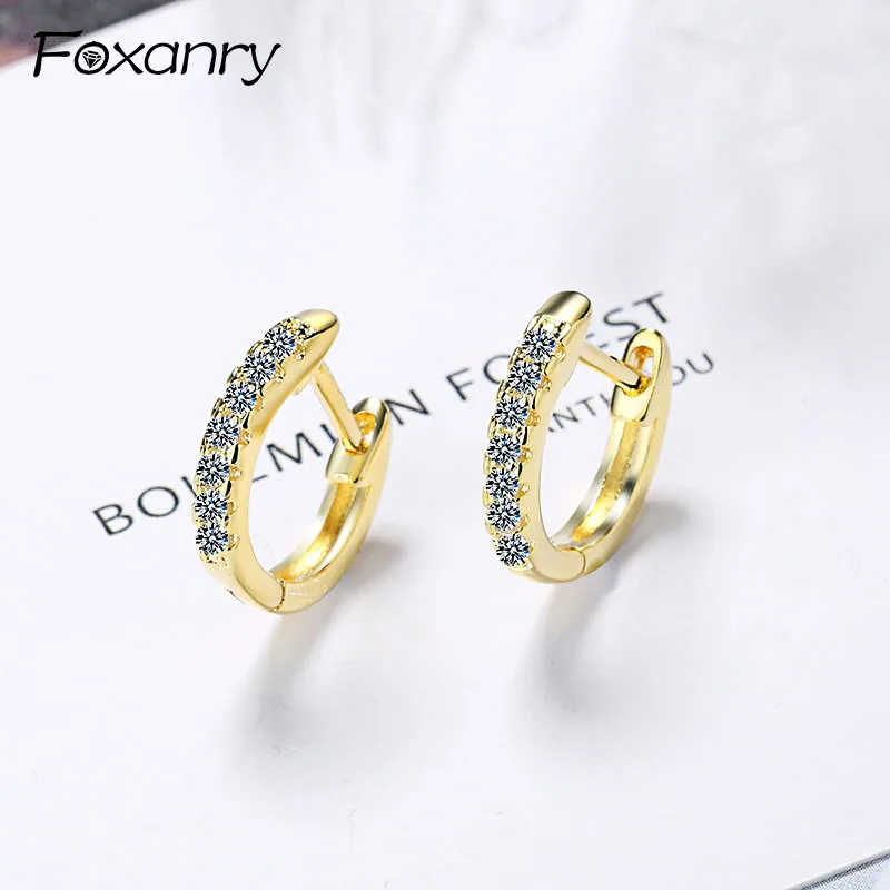 Foxanry Sparkling Single Crystal Stud Earrings 925 Stamp Terndy Simple Earring Handmade Jewelry for Women Couples
Foxanry Sparkling Single Crystal Stud Earrings 925 Stamp Terndy Simple Earring Handmade Jewelry for Women Couples