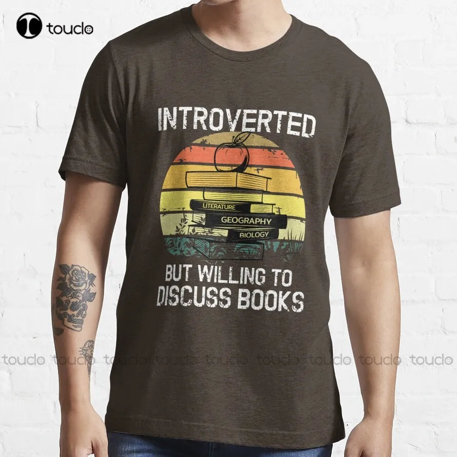 Introvert But Willing To Discuss Books Funny And Sarcastic Gift For Book Lovers And Introverts 1 T-Shirt Cat Shirts For Women
Introvert But Willing To Discuss Books Funny And Sarcastic Gift For Book Lovers And Introverts 1 T-Shirt Cat Shirts For Women