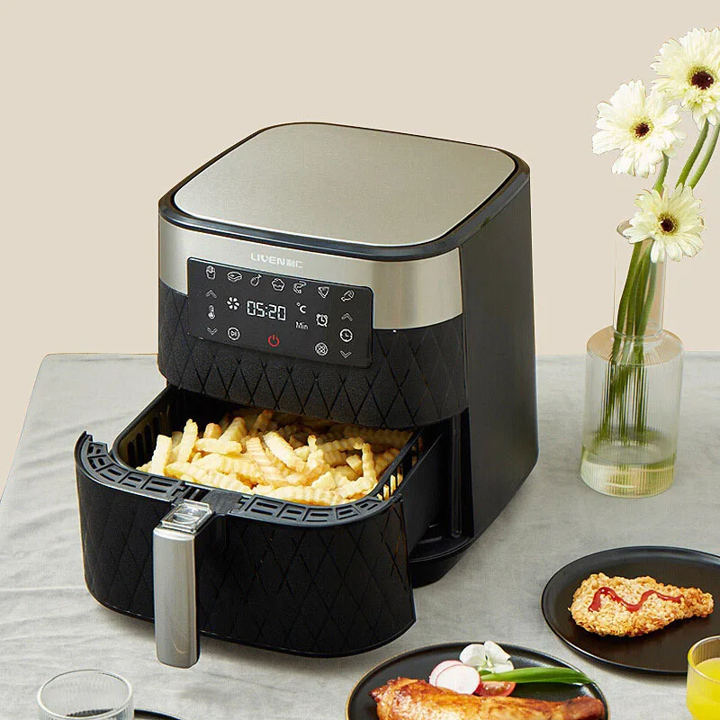 5.5L 1700W 220V Multifunction Air Fryer Oil free Health Fryer Cooker Smart Touch LCD Deep Airfryer Pizza Fryer for French fries
5.5L 1700W 220V Multifunction Air Fryer Oil free Health Fryer Cooker Smart Touch LCD Deep Airfryer Pizza Fryer for French fries