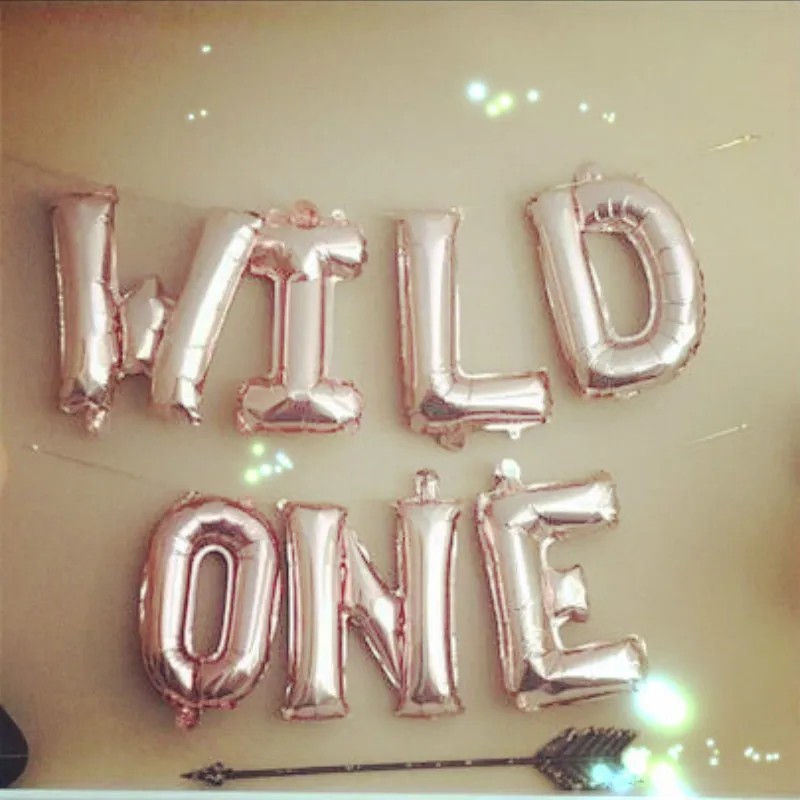 16" WILD ONE Banner Letter Foil Balloon Kids 1st Birthday Decorations Party Supplies Babyshower As Backdrops or Background
16" WILD ONE Banner Letter Foil Balloon Kids 1st Birthday Decorations Party Supplies Babyshower As Backdrops or Background