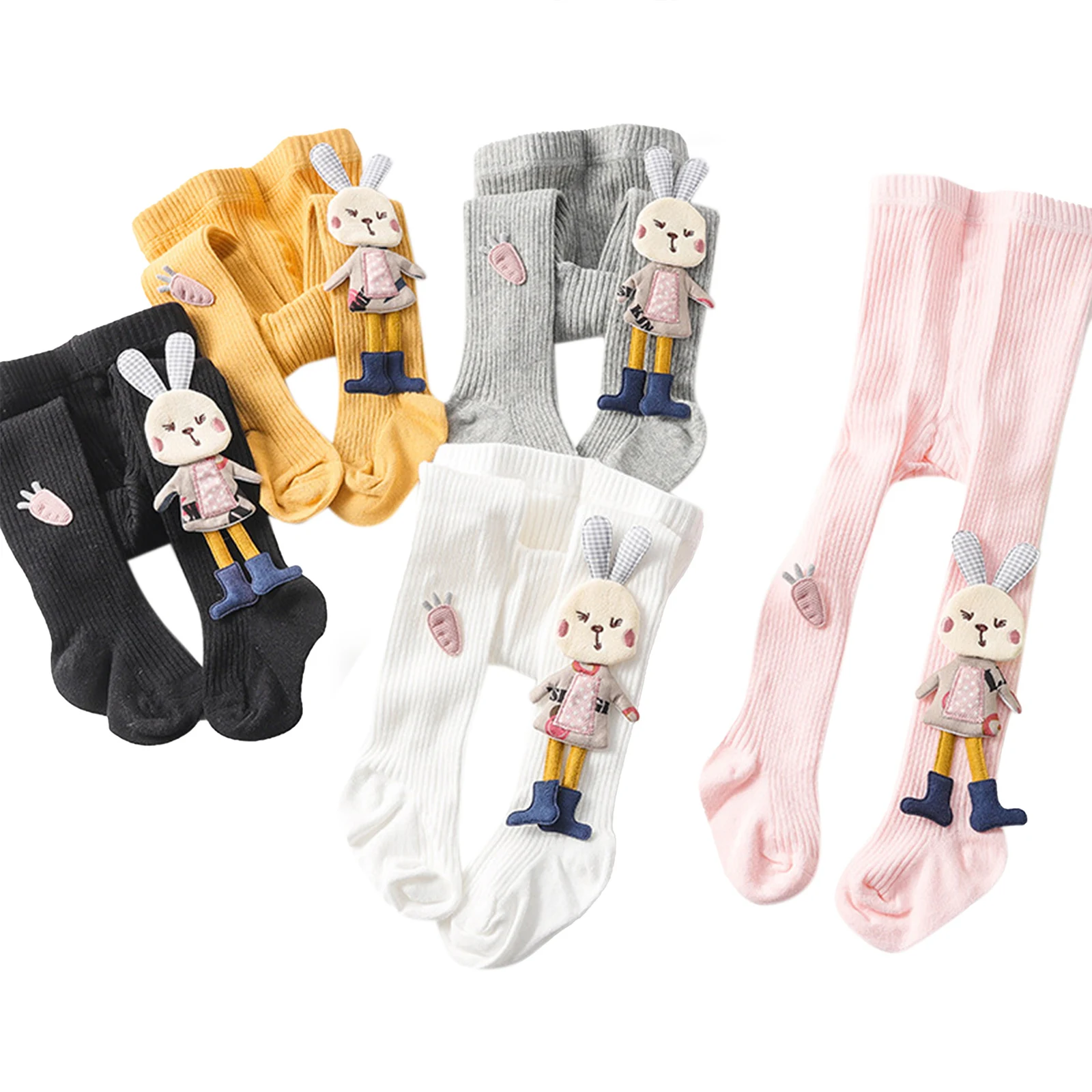 Kids Baby Girls Ribbed Stockings Cute 3D Cartoon Rabbit Carrot Pantyhose Stylish Tights Pantyhose For Children Girls 0-24M
Kids Baby Girls Ribbed Stockings Cute 3D Cartoon Rabbit Carrot Pantyhose Stylish Tights Pantyhose For Children Girls 0-24M