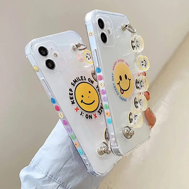 INS Cute Cartoon Wrist Strap Transparent Phone Case for IPhone 12 Mini 11 Pro Max XR XS Max X 7 8 Plus 12 Pro SE Silicone Cover
INS Cute Cartoon Wrist Strap Transparent Phone Case for IPhone 12 Mini 11 Pro Max XR XS Max X 7 8 Plus 12 Pro SE Silicone Cover