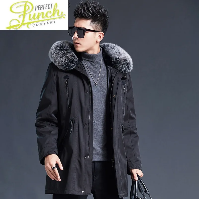 Warm Winter Real Fur Coat Natural Fox Fur Collar Jacket Rabbit Fur Liner Men's Parkas Hooded Casaco Masculino WPY4113
Warm Winter Real Fur Coat Natural Fox Fur Collar Jacket Rabbit Fur Liner Men's Parkas Hooded Casaco Masculino WPY4113