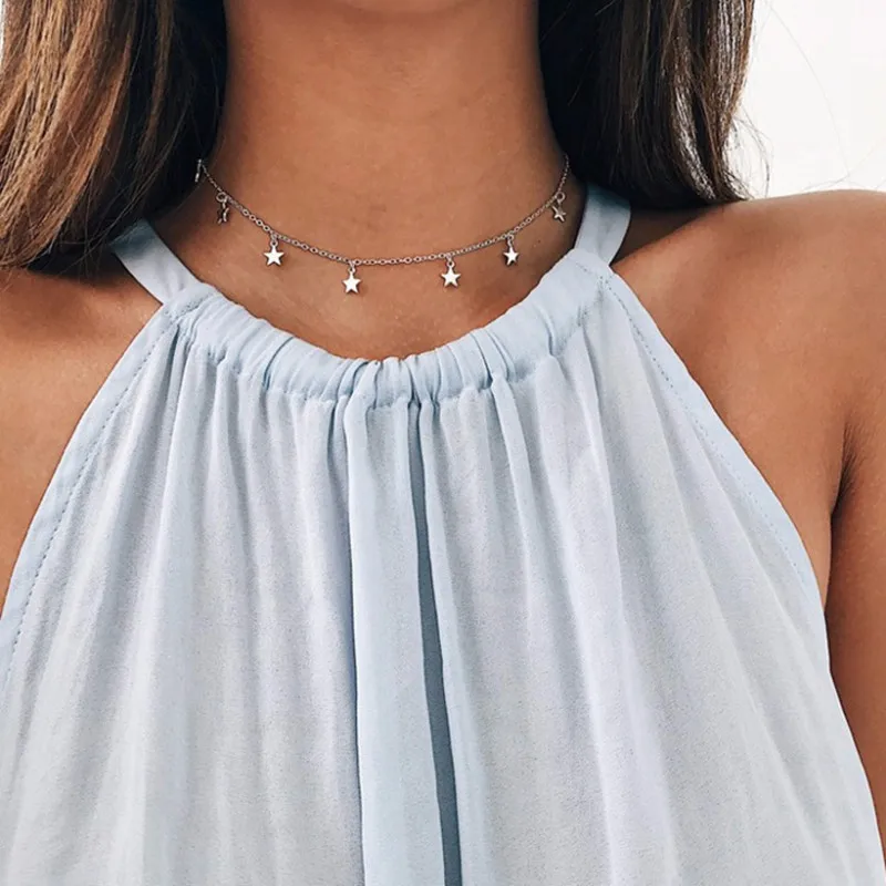 Gold Silver Color Chain Butterfly Pendant Choker Necklace Women Statement Collares Bohemia Beach Jewelry Gift
Gold Silver Color Chain Butterfly Pendant Choker Necklace Women Statement Collares Bohemia Beach Jewelry Gift