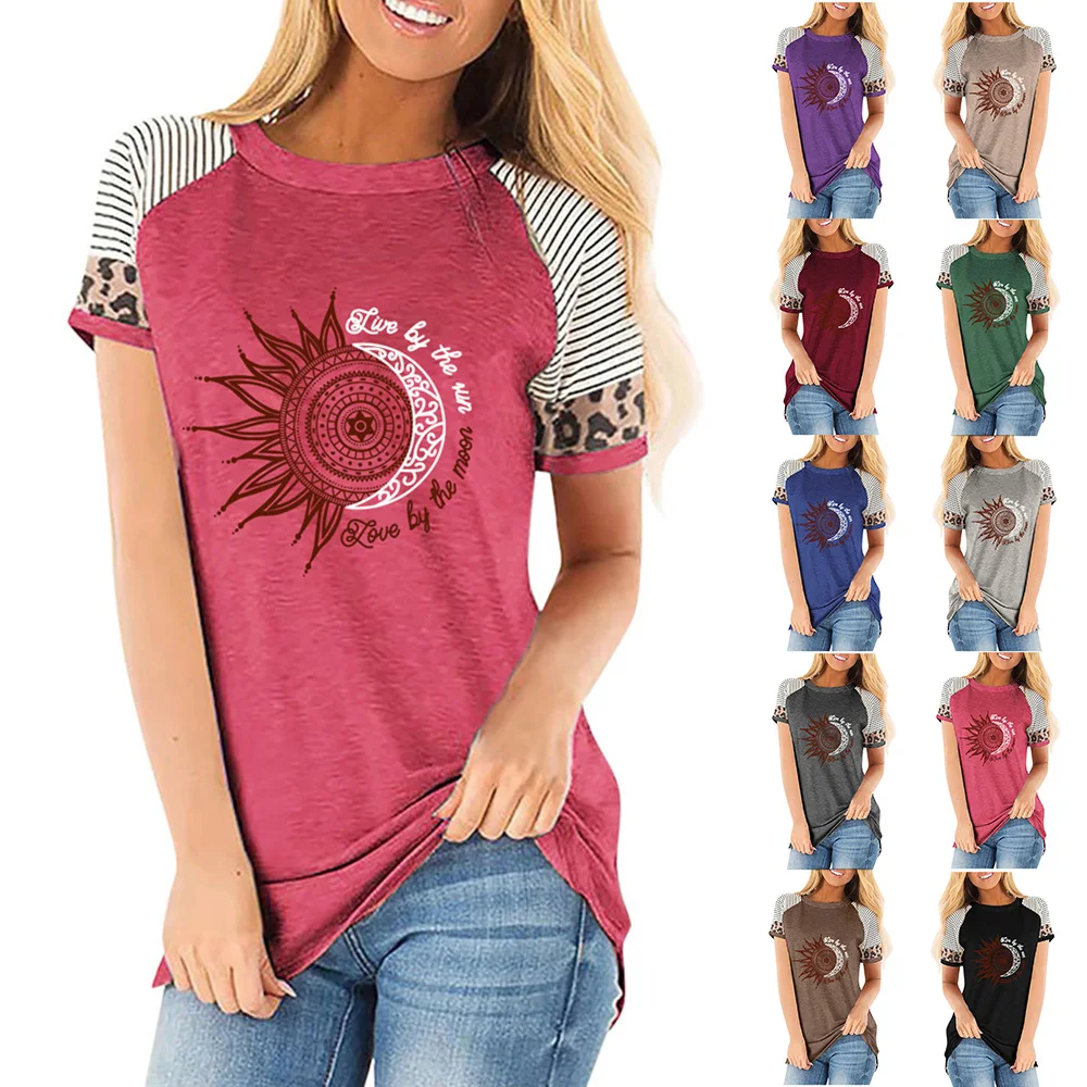 Women Boho Short Sleeve T-Shirt Summer Casual Basic Tee Gothic Plus Size Tops Harajuku Mujer Camisetas
Women Boho Short Sleeve T-Shirt Summer Casual Basic Tee Gothic Plus Size Tops Harajuku Mujer Camisetas