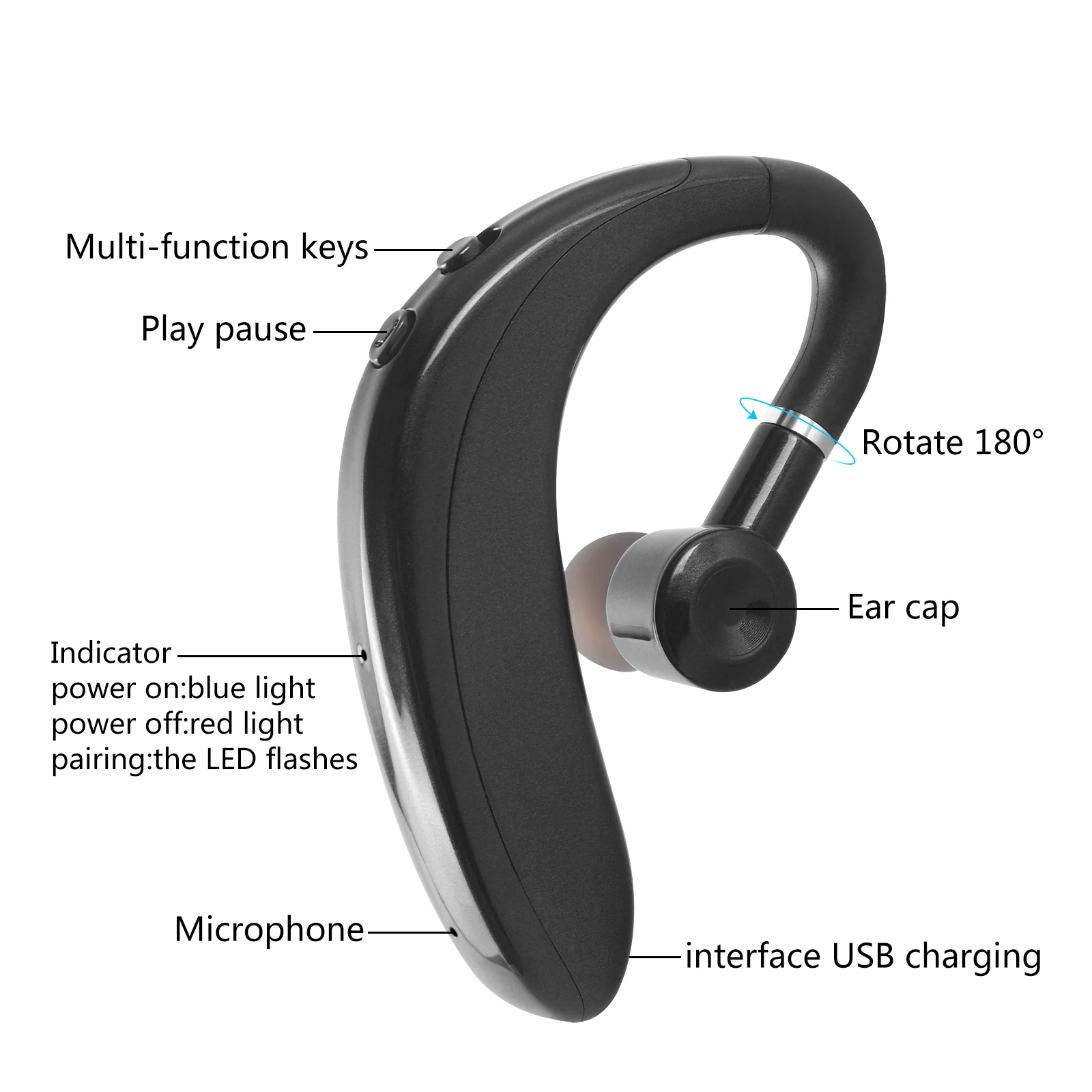Беспроводные наушники CHYI миниатюрные Bluetooth 5 0 спортивные музыкальные гарнитура