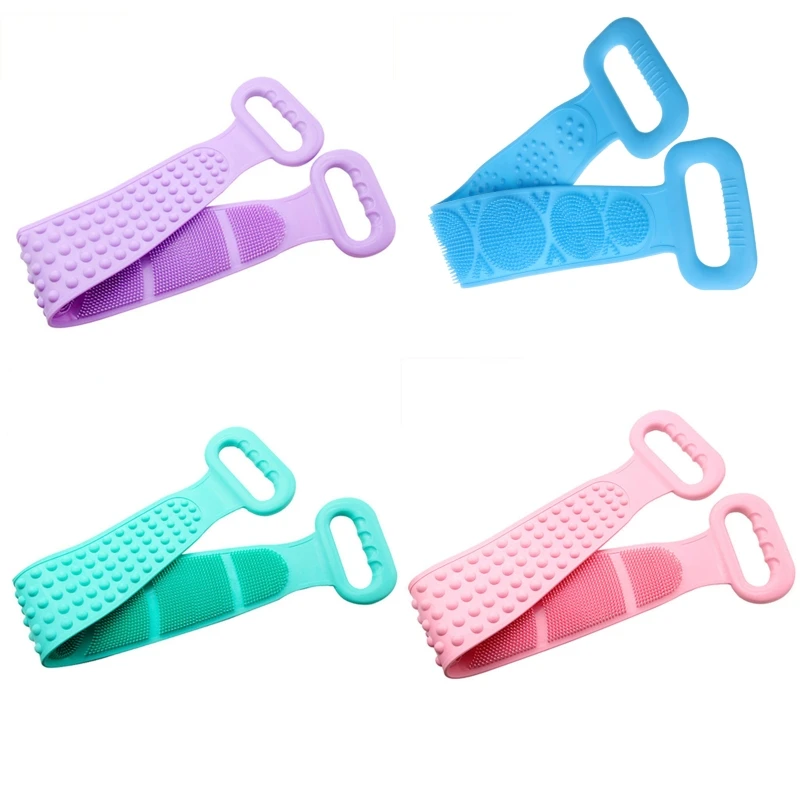 Unisex Silicone Back Scrubber Towel Bath Body Skin Brush Belt Double Sided Exfoliating Massage Shower Cleaning Strap
Unisex Silicone Back Scrubber Towel Bath Body Skin Brush Belt Double Sided Exfoliating Massage Shower Cleaning Strap