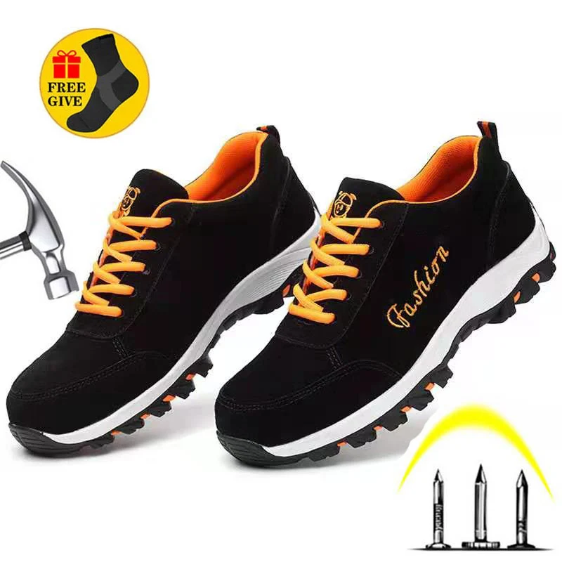 Safety Work Shoes Construction Men Outdoor Steel Toe Cap Shoes Men Puncture Proof High Quality Lightweight Safety Boots
Safety Work Shoes Construction Men Outdoor Steel Toe Cap Shoes Men Puncture Proof High Quality Lightweight Safety Boots