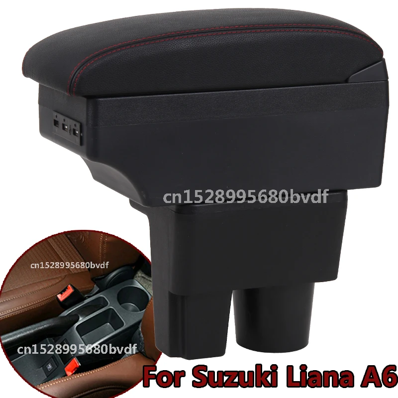Подлокотник для Suzuki Liana A6, центральный контейнер с внутренними подлокотниками, аксессуары для стайлинга автомобиля, с USB
Подлокотник для Suzuki Liana A6, центральный контейнер с внутренними подлокотниками, аксессуары для стайлинга автомобиля, с USB