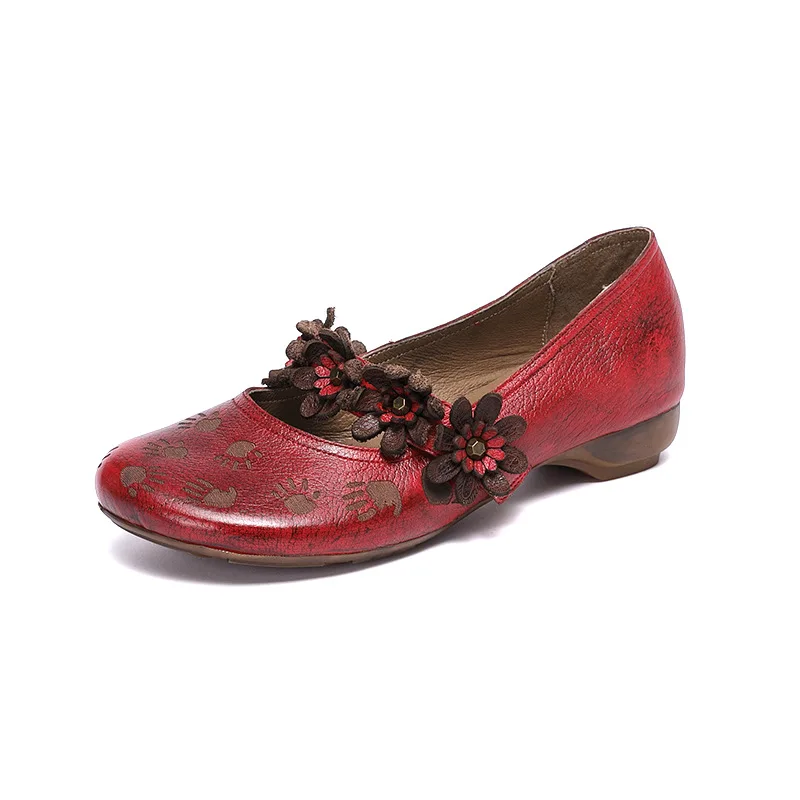2020 Spring and Summer New Leather Fashion Women's Shoes Retro Flower Flat Shoes
2020 Spring and Summer New Leather Fashion Women's Shoes Retro Flower Flat Shoes