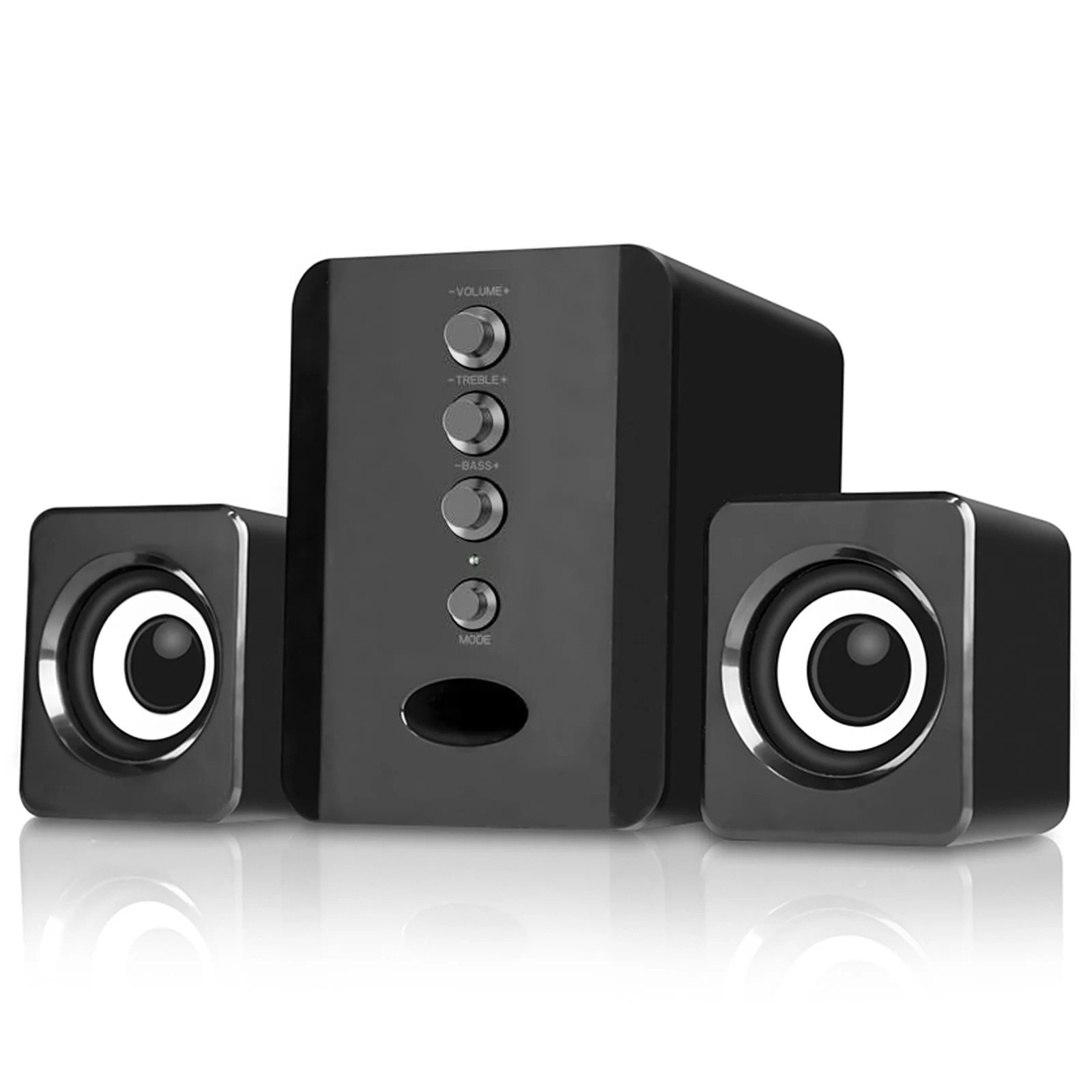 AUX 3 5 мм USB 2 1 Проводные мини компьютерные колонки Вт бас стерео ПК комбинация