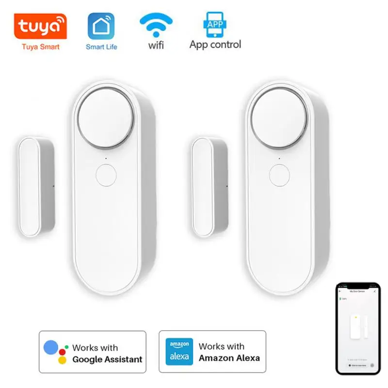 Смарт-датчик двери и окна Tuya, Wi-Fi детекторы открытия/закрытия помещения, домашняя сигнализация, совместима с приложением Alexa/Google Home
Смарт-датчик двери и окна Tuya, Wi-Fi детекторы открытия/закрытия помещения, домашняя сигнализация, совместима с приложением Alexa/Google Home