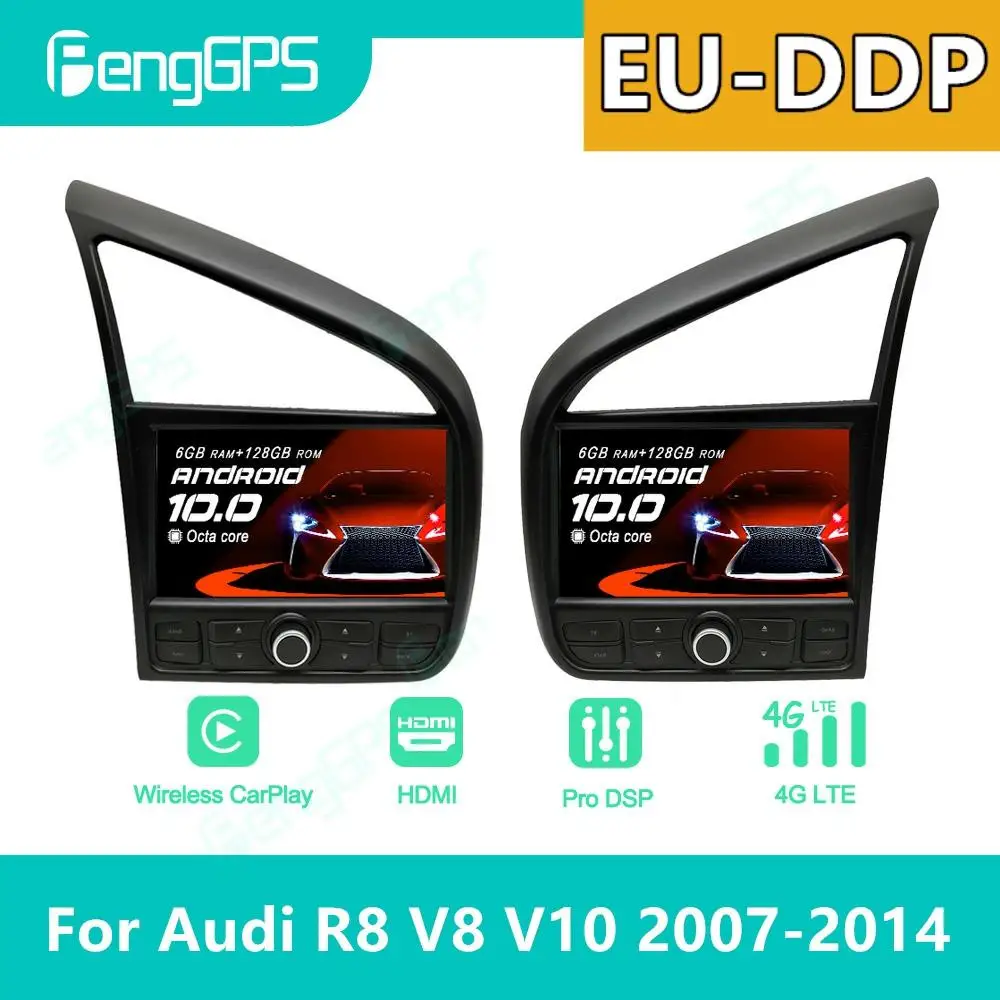 For Audi R8 V8 V10 2007 - 2014 Android Car Radio Autoradio 2 din GPS Multimedia Player Stereo Navi Unit 6GB 128GB
For Audi R8 V8 V10 2007 - 2014 Android Car Radio Autoradio 2 din GPS Multimedia Player Stereo Navi Unit 6GB 128GB