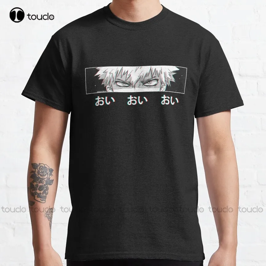 Классическая мужская футболка Bakugo 'Oi Oi Oi', черная версия в японском стиле Boku No Hero Академия Katsuki Bakugou, белая нижняя одежда
Классическая мужская футболка Bakugo 'Oi Oi Oi', черная версия в японском стиле Boku No Hero Академия Katsuki Bakugou, белая нижняя одежда