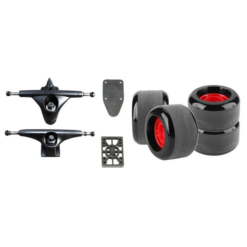 6.25Inch Longboard Trucks Skateboard Bridge Spring Shock Absorption Trucks Longboard Bridges With 4 Pcs Long Board Wheel
6.25Inch Longboard Trucks Skateboard Bridge Spring Shock Absorption Trucks Longboard Bridges With 4 Pcs Long Board Wheel