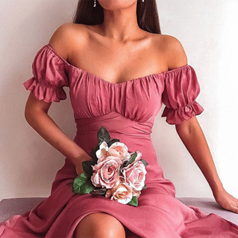 za trf vestidos woman 202021 summer high-end elegant pure color skirt hem puff sleeve dress traf shein robes femme robe zaraing
za trf vestidos woman 202021 summer high-end elegant pure color skirt hem puff sleeve dress traf shein robes femme robe zaraing