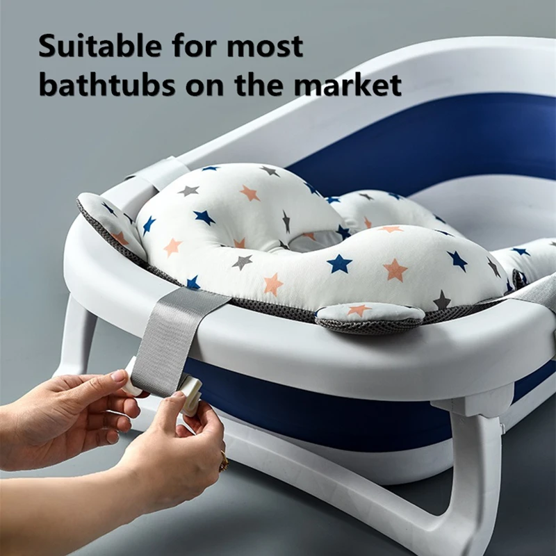 

Детская ванночка чистая новорожденных Ванна сетчатый карман нескользящий коврик для ванной комнаты Ванна Чистая Детская душевая стойка мо...