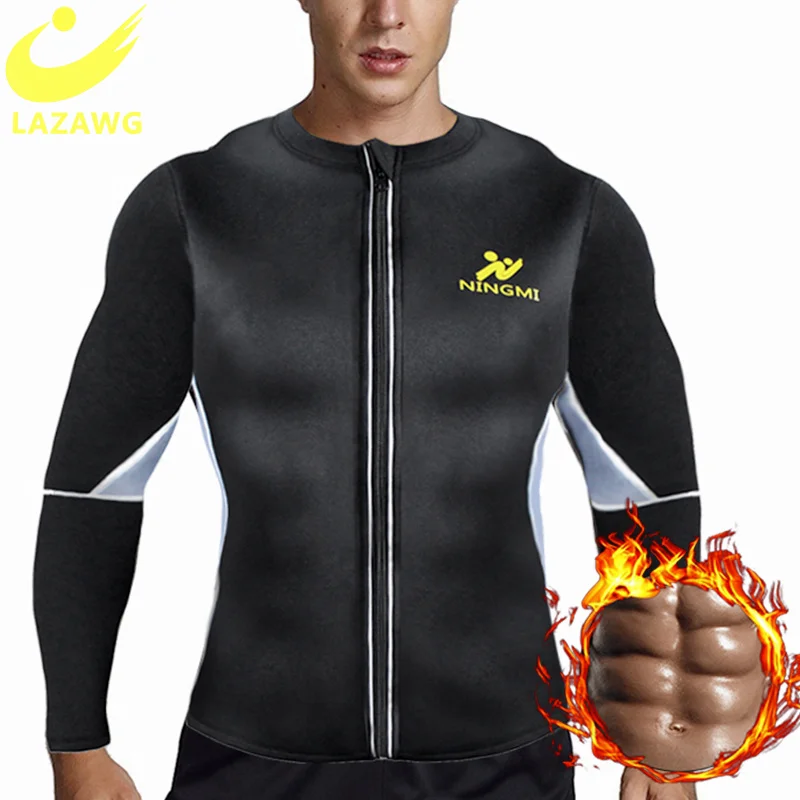LAZAWG Men Sauna Sweat Suits Shirt Gym Waist Trainer Tank Top Slimming Body Suits Shaper Loss Fat Burner Compression Shirt
LAZAWG Men Sauna Sweat Suits Shirt Gym Waist Trainer Tank Top Slimming Body Suits Shaper Loss Fat Burner Compression Shirt