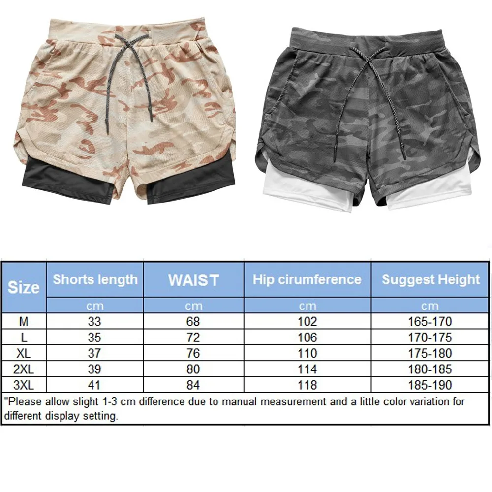 Running Shorts Men 2 In 1 Double-deck Quick Dry GYM Sport Shorts Fitness Jogging Workout Shorts Men Sports Short Pants
Running Shorts Men 2 In 1 Double-deck Quick Dry GYM Sport Shorts Fitness Jogging Workout Shorts Men Sports Short Pants