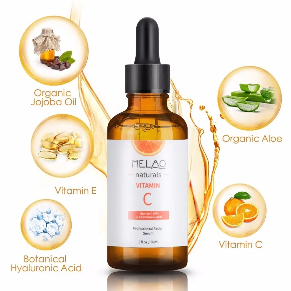 MELAO Organic Vitamin C Serum Anti-Aging Shrink Pore Hyaluronic Acid Face Serum Whitening Moisturizing Essence Skin Care 30ml
MELAO Organic Vitamin C Serum Anti-Aging Shrink Pore Hyaluronic Acid Face Serum Whitening Moisturizing Essence Skin Care 30ml