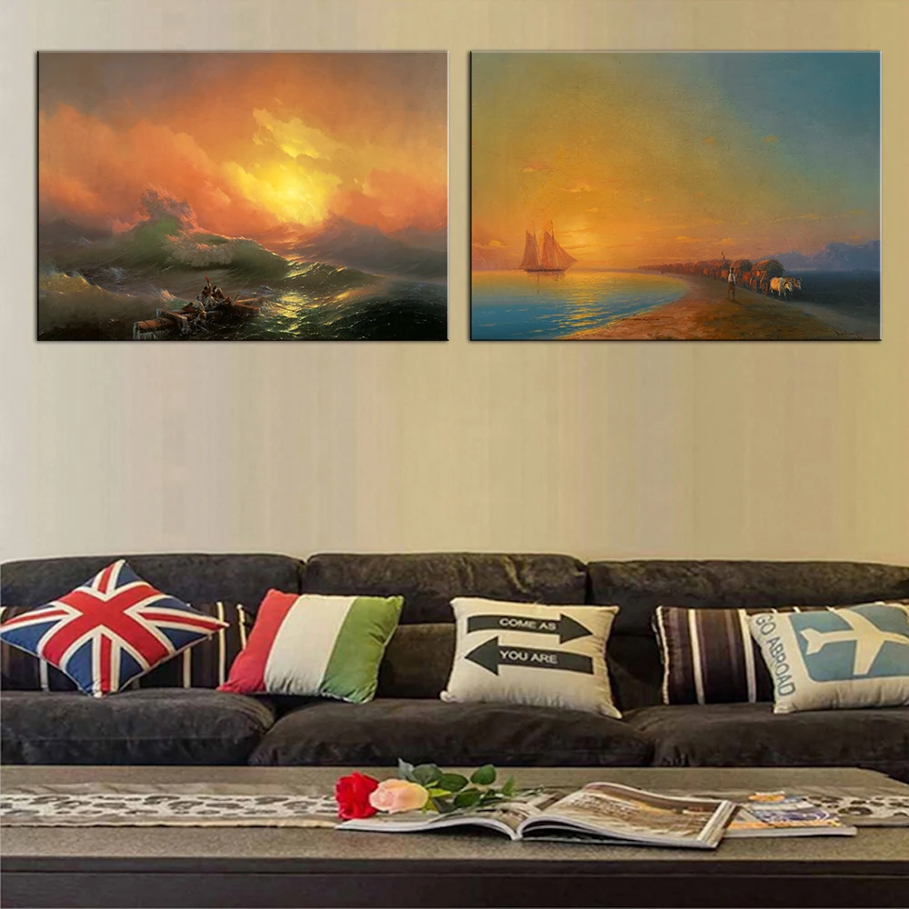 Large canvas Art Print Painting The Ninth Wave A Calm Morning at Sea Wall oil painting No frame wall pictures classic art
Large canvas Art Print Painting The Ninth Wave A Calm Morning at Sea Wall oil painting No frame wall pictures classic art