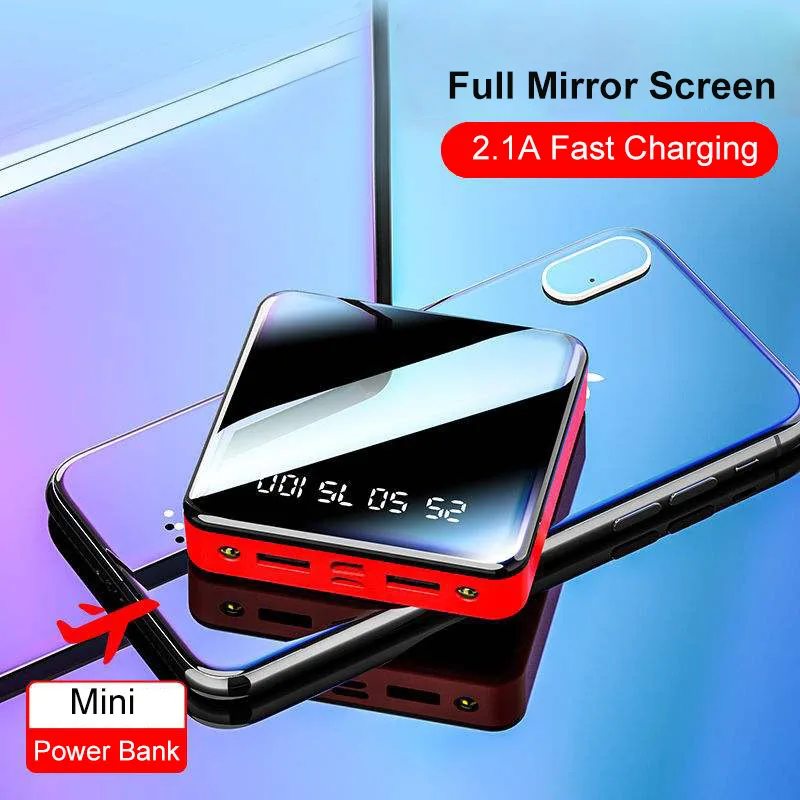Mini Power Bank 10000mAh For Smartphone Powerbank Power Bank Charger Dual Usb Ports External Battery Power Bank Portable
Mini Power Bank 10000mAh For Smartphone Powerbank Power Bank Charger Dual Usb Ports External Battery Power Bank Portable
