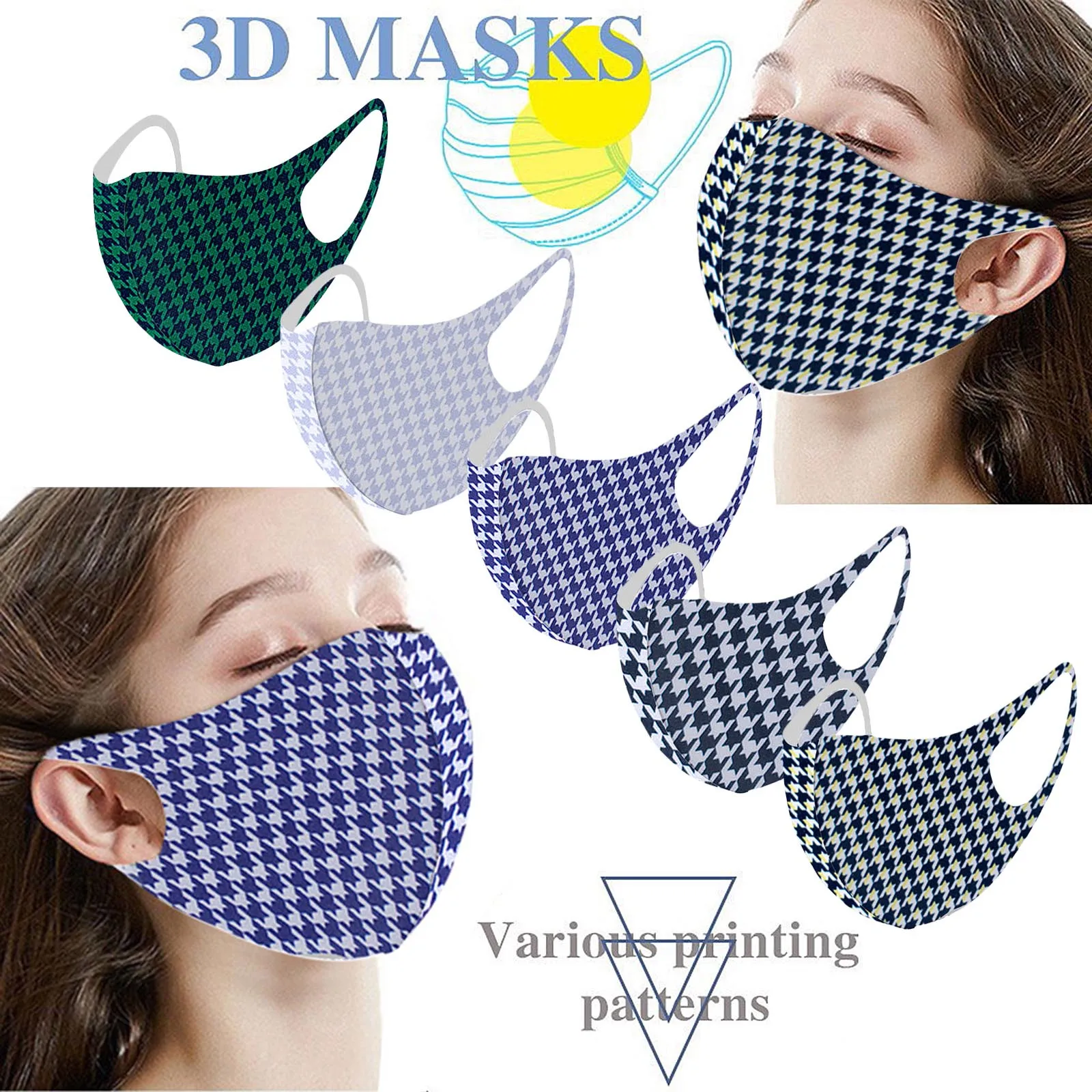 Adult Unisex Plaid Printing Face Mask Dustproof Washable Outdoor Face Mask Reusable Earloops Masks Mascarillas Mondkapjes 27*
Adult Unisex Plaid Printing Face Mask Dustproof Washable Outdoor Face Mask Reusable Earloops Masks Mascarillas Mondkapjes 27*