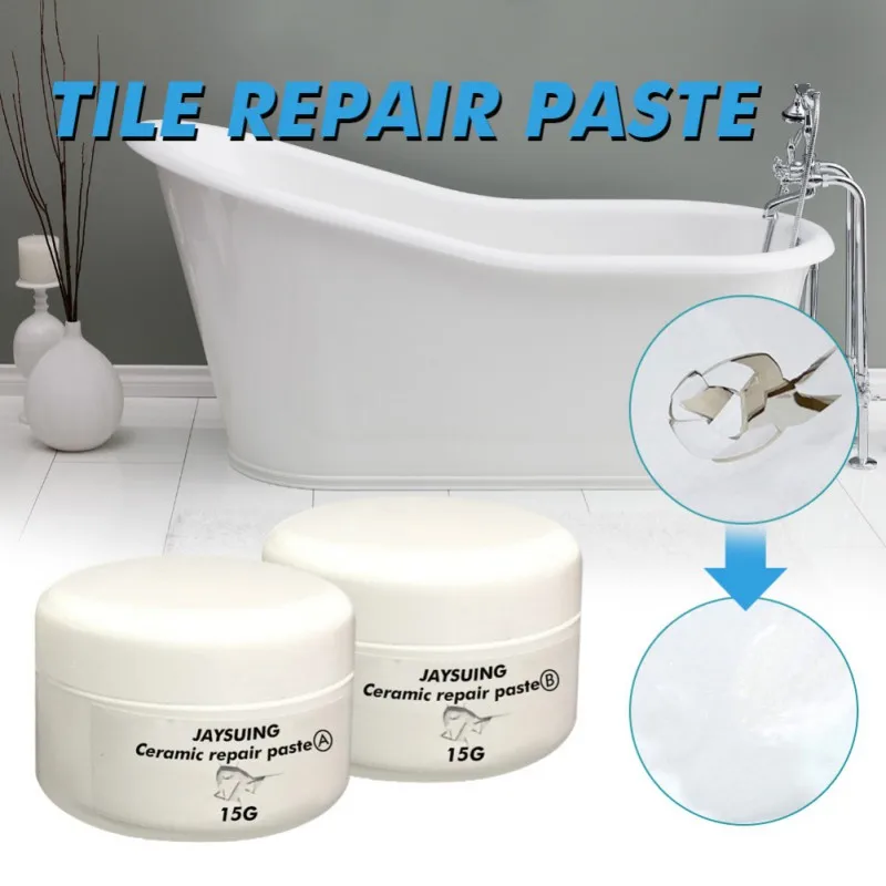 

Porcelain Repair Kit For Crack Chip Ceramic Floor Ceramic Repair Paste Tub Tile Shower Repair Kit Ceramic Repair Paste Caulk