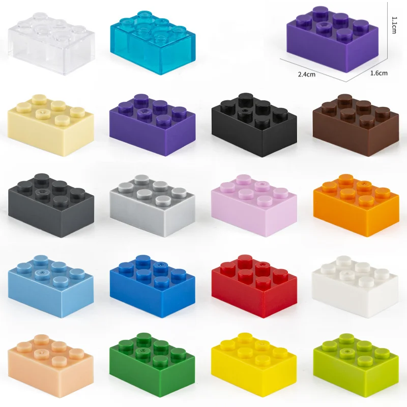 25PCS/Lot Building Blocks Thick Figures Part Bricks 2x3 Dots Compatible with 3002 MOC DIY Kids Educational Creative AssemblyToys
25PCS/Lot Building Blocks Thick Figures Part Bricks 2x3 Dots Compatible with 3002 MOC DIY Kids Educational Creative AssemblyToys
