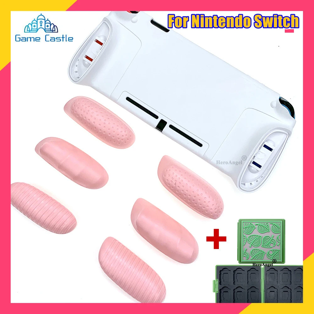 TPU GripCase For Nintendo Switch MaxCarry Protective Case Shell Ergonomic Handle Grip with Replaceable Grips + Game Card Case
TPU GripCase For Nintendo Switch MaxCarry Protective Case Shell Ergonomic Handle Grip with Replaceable Grips + Game Card Case