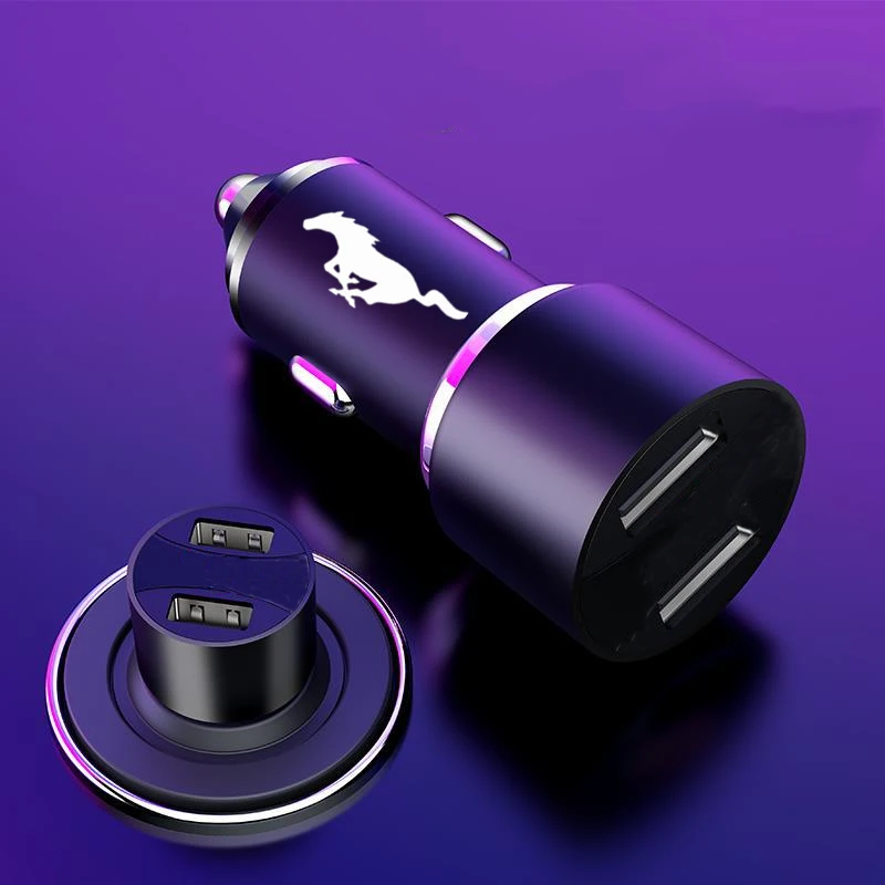 3.4A Car Dual USB Universal Quick Charger Fast Charging in car 2 Port mobile phone charger For Ford Mustang GT SHELBY
3.4A Car Dual USB Universal Quick Charger Fast Charging in car 2 Port mobile phone charger For Ford Mustang GT SHELBY