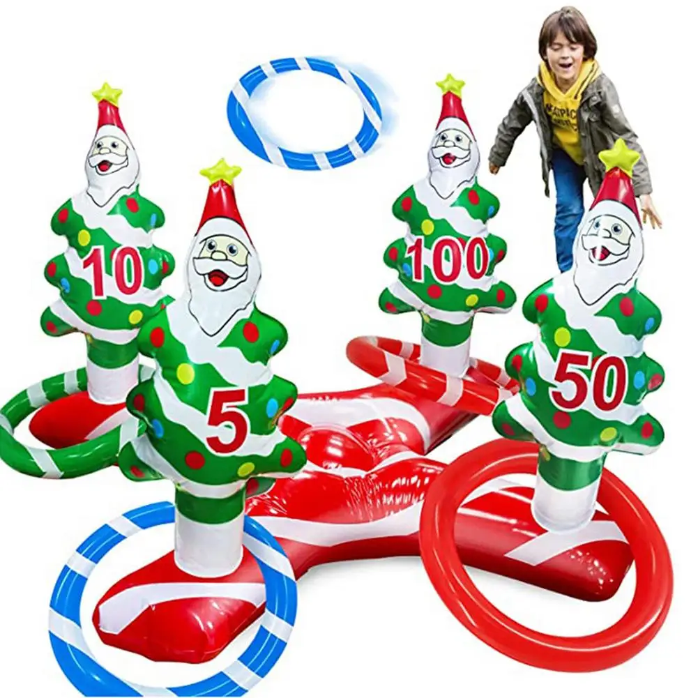 Inflatable Xmas Tree Ring Throwing Ferrule Swimming Pool Ring Toss Game Family Interactive Games Outdoor Beach Summer Water Fun
Inflatable Xmas Tree Ring Throwing Ferrule Swimming Pool Ring Toss Game Family Interactive Games Outdoor Beach Summer Water Fun