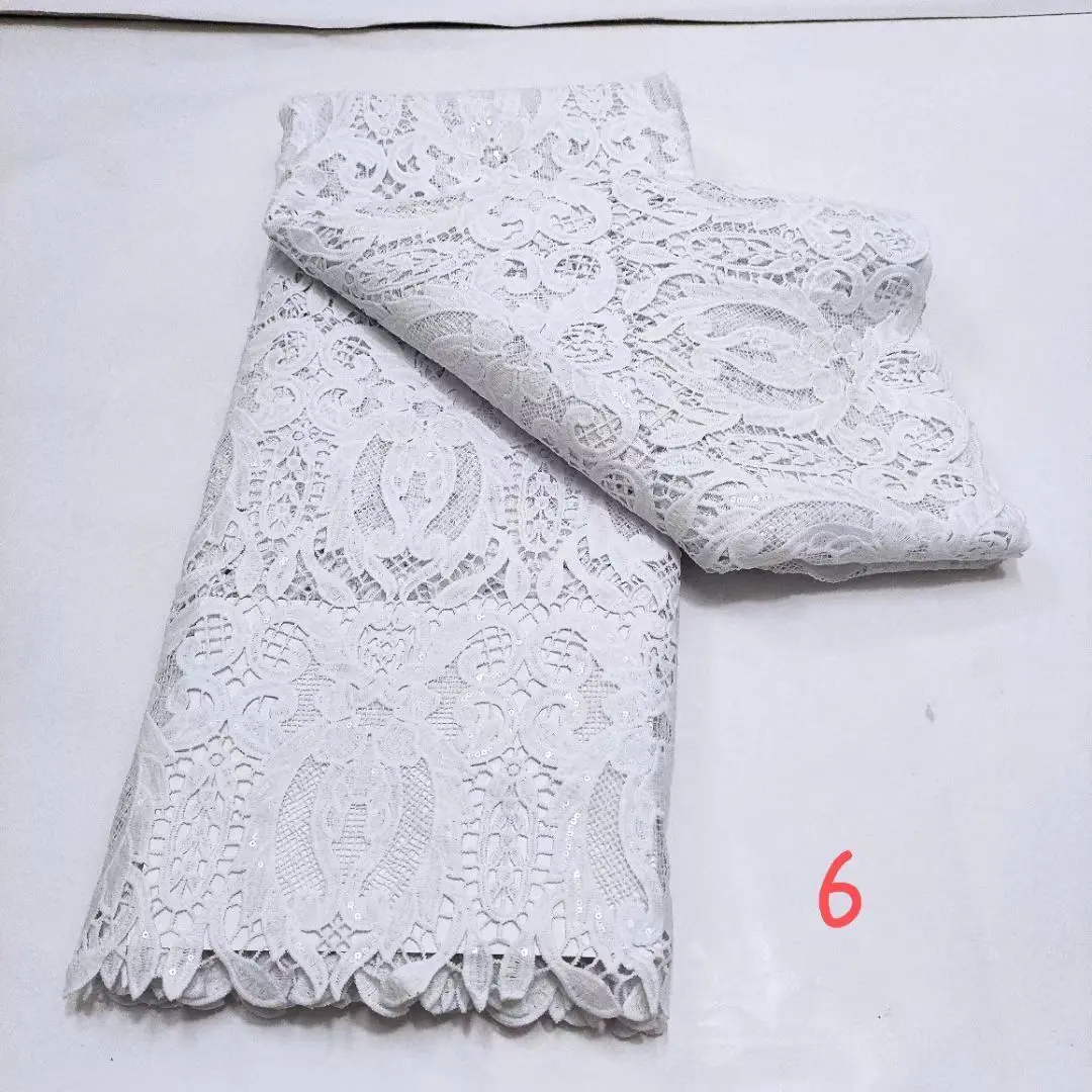 Африканский гипюр, кружевная ткань 2021, высококачественное кружево, новейшая французская кружевная ткань с блестками для свадьбы, 5 ярдов
Африканский гипюр, кружевная ткань 2021, высококачественное кружево, новейшая французская кружевная ткань с блестками для свадьбы, 5 ярдов
